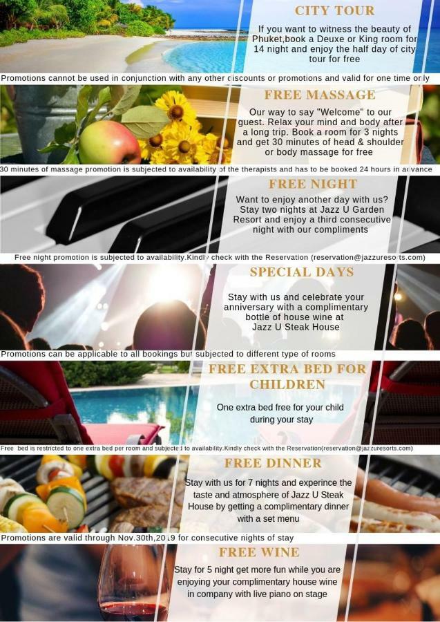 Jazz U Garden Resort Kata Beach  Zewnętrze zdjęcie